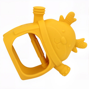 Anneau de dentition en silicone écologique en forme de baleine, sans BPA, jouet doux pour bébé, apaisant et coffret cadeau de Noël avec motif de baleine - Product Image 4