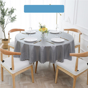 Mantel de Cuero Sintético Europeo, Impermeable y Resistente al Aceite, Redondo y Cuadrado, para Mesa de Hotel, Restaurante o Banquete, Fácil de Limpiar - Product Image 1