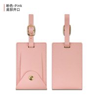 Étiquette de bagage de luxe en PU pour mariage, protection de la vie privée, avec logo personnalisé en relief, estampage or/argent