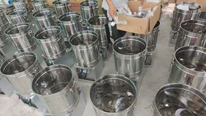 Edelstahl-Gemüse hack maschine Elektrischer Futters ch neider für Hühner enten gans, Haushalts-und landwirtschaft liche Zwecke, Gras brecher - Product Image 6