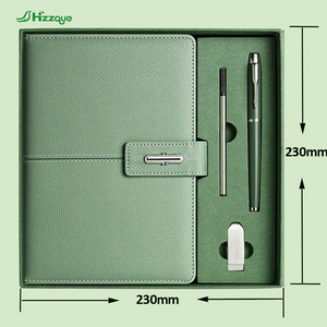 Set di Cancelleria A5 con Chiavetta USB Pronta <span class=keywords><strong>per</strong></span> la Spedizione, con Copertina in Pelle, Taccuino e Penna Regalo, Set Chiavetta USB 8G - Product Image 2