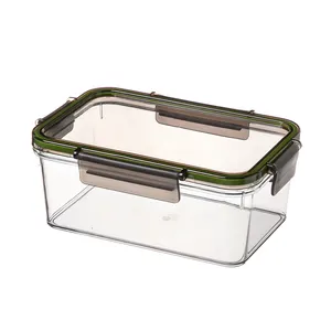 Cheap Airtight Square Storage Box Plastic Transparent