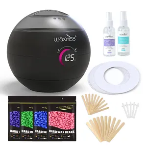 FHC-E2051 Waxkiss Waxing Kit für Frauen und Männer Home Wax Warmer mit 4er Pack Hart wachs bohnen