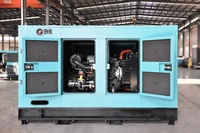 Groupe électrogène diesel silencieux à faibles émissions CE 30 kVA avec démarrage automatique ATS et carter insonorisé pour petit hôtel, puissance de secours 24 kW