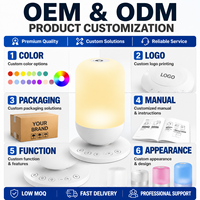 Máquina de Ruido Blanco Recargable OEM&ODM con Luz Nocturna y Temporizador para Adultos, Bebés y Oficina, Sonidos Relajantes, Dispositivo Compacto para Ayudar a Dormir