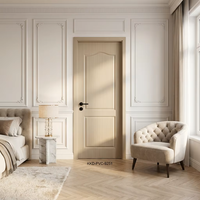 Portes intérieures pour maisons, fabricant chinois de premier plan, portes de chambre intérieures en bois composite de haute qualité, vernis de cuisson personnalisé