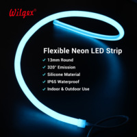 Cordon néon LED brillant D13mm, 320 °   Angle de faisceau, sortie uniforme sans points, économe en énergie, remplacement idéal