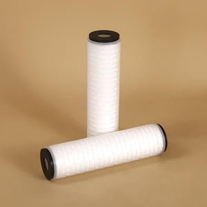 10-Inch Microporous Pleated Filter Cartridge Double Opening Pp Filter Element For Chemical Medical Factory Electronic Use - Product Image 2