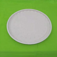10 bis 16 Zoll mikrowellen geeignete Zuckerrohr Bagasse Biologisch abbaubare Teller Einweg-Pizza teller Großhandel