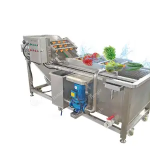 Piccola bolla d'aria manioca arachidi lavaggio frutta verdura gamberetti macchina per la pulizia prezzo