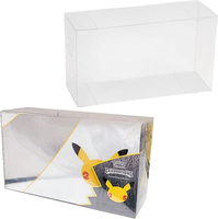 Boîte de protection en plastique PET transparente pour boîte de boosters Pokémon ETB, boîte de protection pour cartes à collectionner TCG, emballage pour collectionneur