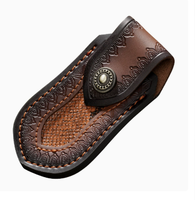 Étui en cuir personnalisé pour couteau pliant, étui de poche droit, housse de protection pour pantalon, étui à couteau, sac à outils d'extérieur