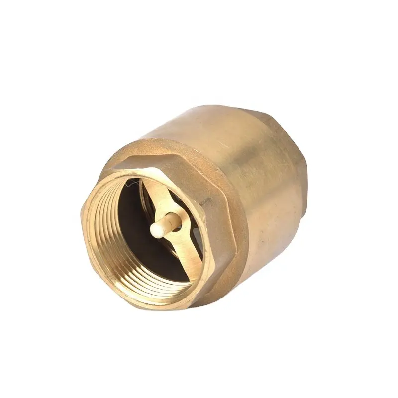 Chất Lượng Cao Van Nhà Sản Xuất Brass Kiểm Tra Van Brass Với Mùa Xuân Để Ngăn Chặn Trở Lại Dòng Chảy