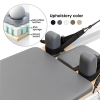 Reformer de Pilates ONEMAX, Silencioso, Compacto, de Aluminio Resistente, Plegable, Ajustable y Ecológico, para Yoga y Pilates en Casa o Estudio