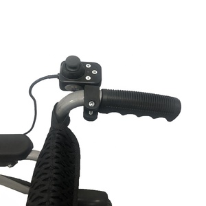 ชุดอุปกรณ์แปลงรถเข็นวีลแชร์ KSP-21 พร้อมจอยสติ๊กควบคุมสำหรับผู้ดูแล ขายดี น้ำหนักเบา จอยสติ๊กควบคุมด้านหลังสำหรับรถเข็นไฟฟ้า อุปกรณ์เสริมจอยสติ๊ก - Product Image 2