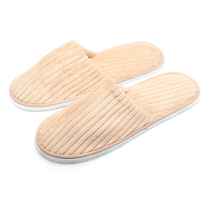 100% Cotton Linen Disposable Indoor Cool Slippers For <span class=keywords><strong>Hotel</strong></span> - Product Image 4