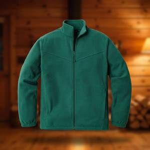 Wholesale Custom Zip Stand Collar Winter <b>Sherpa</b> Berber <b>Fleece</b> Canvas Jacket Unisex 100% Polyester Eco-friendly Outdoor Fit - Product Image 3