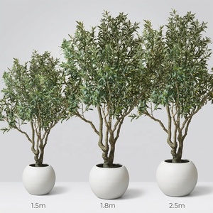 OH ARTS <strong>Artificial</strong> Olive Tree Fire Retardant &amp; UV Resistant Large Faux Potted <strong>Plant</strong> for Commercial Outdoor Decor Custom Size - Product Image 4