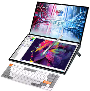 Ordinateur portable de jeu 16 pouces en promotion, processeur i7-1360P, 32 Go/64 Go de RAM, 2 To/1 To de stockage, double écran tactile HD 16 et 16 pouces avec Wi-Fi et Bluetooth, Notebook 11 Pro - Product Image 1