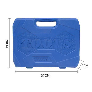 Ensemble d'outils de réparation automobile et kit d'urgence de 108 pièces avec clé à cliquet combinaison emballage de boîte en plastique en acier au carbone - Product Image 4