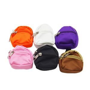 Wholesale High Quality <b>Cheap</b> Price Colorful Mini <b>Backpack</b> Shaped Coin Purse Keychain Bag for Women Zero Wallet Keychain - Product Image 1