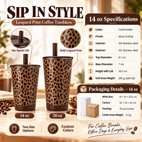 Tumbler Vakum Isolasi Tiga Lapis Kustomisasi Terlaris Dengan Sedotan Silikon Fleksibel Anti Tumpah, Cangkir Perjalanan Stainless Steel
