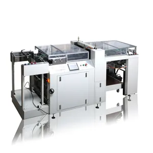 High Speed Fully Automatic Feeding PVC Card Sheet Paper Hole Punching Machine