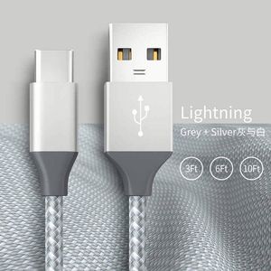 Factory Custom 3ft 6ft 10ft Type C <b>Power</b> <b>Cable</b> Quick Charge Phone USB-C <b>Cable</b> Type C Fast Charging Data <b>Cable</b> for Mobile Phone - Product Image 2