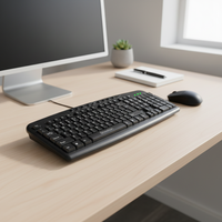 Clavier multimédia USB personnalisé avec 9 touches multifonctions pour ordinateur de bureau