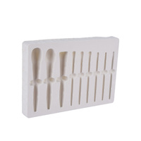 Plateau blister personnalisé avec insert en velours floqué pour emballages cadeaux cosmétiques