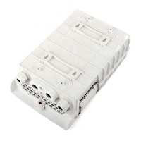 Caja Terminal de Fibra Óptica para Exteriores ODP de 32 Núcleos, Caja de Empalme FTTH, NAP, FAT, OTB, con 12 Adaptadores