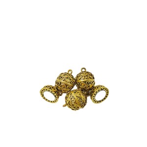 Alloy <b>Ball</b> Charms 16mm Zinc Alloy Hollow Pattern DIY Jewelry Accessories For Necklace Bracelet Unisex Fashion Pendant Charms - Product Image 5