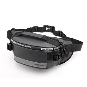 הליכה פאני חבילת PU Crossbody מותניים תיק רץ חגורת Bum תיק היפ פאני חבילת בד אישה איש עם רצועה מתכווננת עבור טיולים - Product Image 4