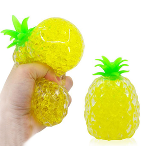 Jouets anti-stress en forme d'ananas en TPR souple et amusant, vente en gros, jouet anti-stress en forme de fruit à presser - Product Image 1