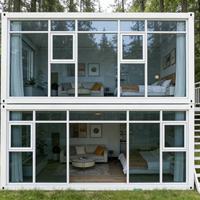 Maison conteneur préfabriquée détachable et respirante, bâtiment modulaire moderne pour bureau, hôtel, chambre, salon extérieur