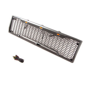 Parrilla de Malla Negra con Luces LED para Parachoques Delantero de Conversión Estilo Raptor para Ford <span class=keywords><strong>BRONCO</strong></span> F150 1980-<span class=keywords><strong>1986</strong></span> - Product Image 3