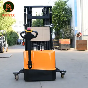 Elektrische Stapelaar Vrachtwagen Pallet Lift Stacker Capaciteit 1000/2000Kg Volledige Elektrische Heftruck In Magazijn