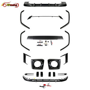 อัพเกรดTopcarสไตล์G63 Body Kitแห้งคาร์บอนHoodสําหรับMercedes Benz G Wagon Body Kit G Class W464 AMG G63 G500 2019-2023 - Product Image 1