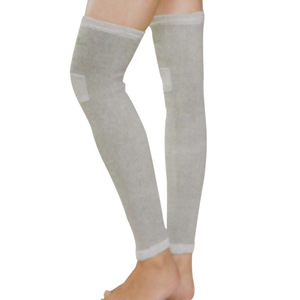 Kangzhu <b>Leg</b> <b>Warmers</b> Grey Cotton Far-Infrared Heating MLXL For <b>Legs</b> Cold Protection - Product Image 1