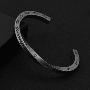 Moda amor brazalete pulseras venta al por mayor personalizado cierre brazalete grabado infinito pulsera hombres brazalete - Product Image 4