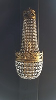 Lustre en cristal de panier antique d'empire de vente en gros bon marché fabriqué en Chine