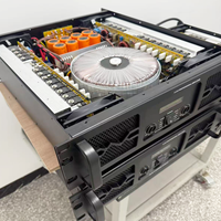 Amplificateur de puissance professionnel 3U TD Classe 2 * 2500W pour sortie de subwoofer, idéal pour les soirées DJ sur scène.