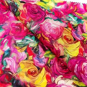 Top Vente Liberty London <span class=keywords><strong>Tissu</strong></span> Personnalisé Multicolore Motif Floral <span class=keywords><strong>Tissu</strong></span> En Coton Organique pour Robes Chemises Sacs DIY Artisanat - Product Image 3