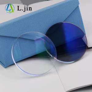 Lentes Fotocromáticas L.jin 1.60 <span class=keywords><strong>MR</strong></span>-<span class=keywords><strong>8</strong></span> HMC, Lentes de Visión Única Gris Fotocromático, Revestimiento de Lentes Azul Bonito, Lentes Ópticas de Resina PGX - Product Image 1