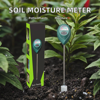 Hygromètre de sol à aiguille unique JD, détecteur de couleur verte, test d'humidité, jardinage, plantes en pot, humidimètre de sol 1%