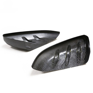 Fibre de carbone sèche pour <span class=keywords><strong>Honda</strong></span> pour <span class=keywords><strong>Civic</strong></span> 10th X 2016 + Car Door Rearview Mirror Shell Cap NEW Type Side Rear View Cover Stick - Product Image 4