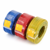 Kabel Tembaga Padat Berisolasi PVC Cu/PVC 1.5mm 2.5mm 4mm 450/750V untuk Instalasi Listrik Rumah dan Bangunan