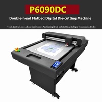 P6090DC Flat Adhesive Digital Stanz maschine Graph Plotter für karton folien förmige Verpackungen