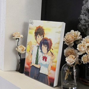 Nhà Máy Bán buôn Nhật bản phim hoạt hình không khung trang trí bức tranh vải thông Dải + Vải khung ảnh lõi 100 - Product Image 2