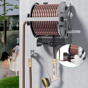Nouvelle Arrivée En Gros Dévidoir de Tuyau d'Arrosage de Jardin Multifonction en Acier Inoxydable - Product Image 5
